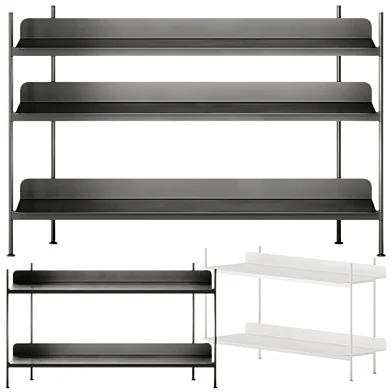 Muuto Compile Shelving System Configurations 1 and 2