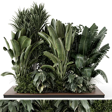 Outdoor Garden Set Bush and Tree - Garden Set 1492