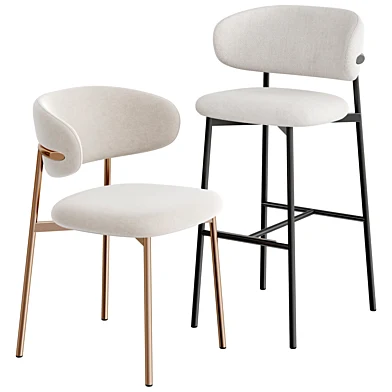 Adel Chair Stool by Calligaris - Стулья - 3D модель
