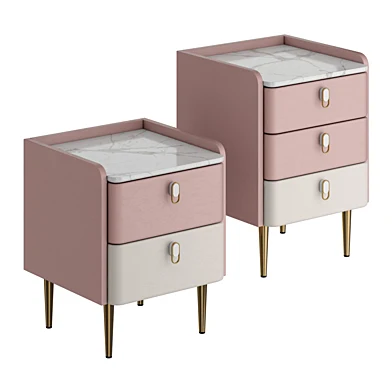 Light luxury bedside table