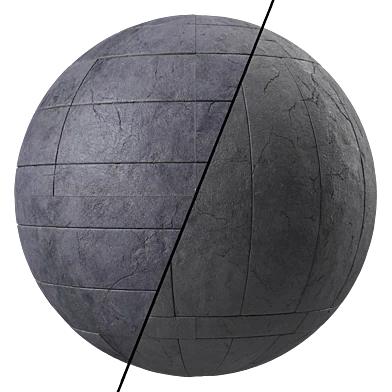 Stone Wall Materials 61- By Sbsar Pbr 4k Seamless