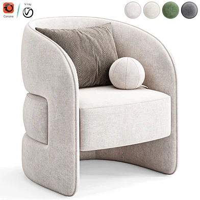 Ambra armchair by Rugiano