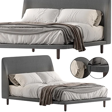 Potterybarn Layton Low Upholstered Bed