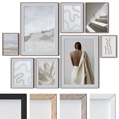 Set of 8 wall paintings 2604