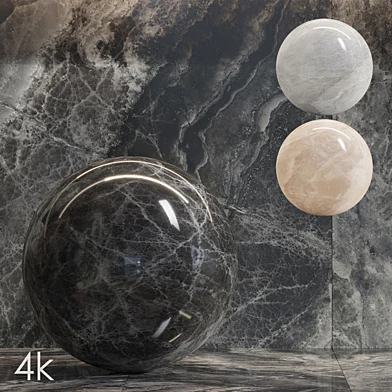 Cifre Ceramica Set 20 - Lixium Marble Bundle - 3 Colors: Black, Grey and Cream / 4k