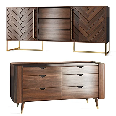 Комод Pegas тумба под телевизор Karamanda &nbsp;Decor Diva