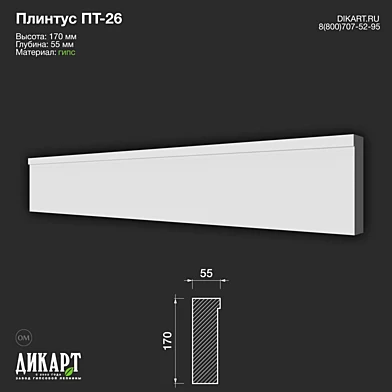 Дикарт Пт-26 170Hx55mm