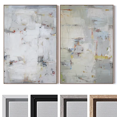 Set of large wall paintings 2635