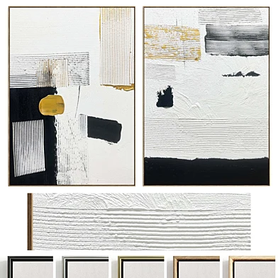 Plaster Two Photo Frames D-496