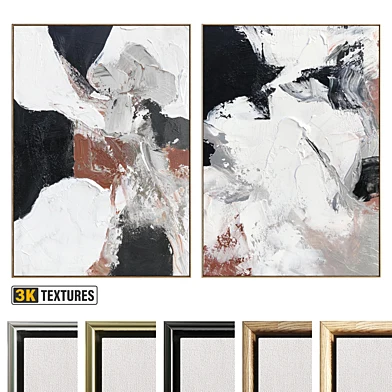 Plaster Two Photo Frames D-500