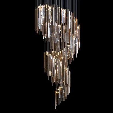Световая композиция — хрусталь, стержень, Vargov®Design - LC0362
