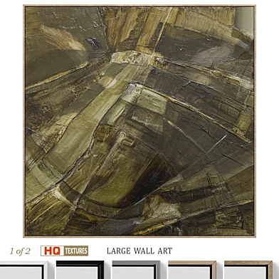 Ninos Accent Abstract Textural Wall Art C-911