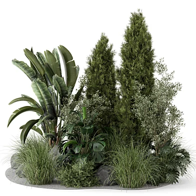 Outdoor Garden Set Bush and Tree - Garden Set 1609