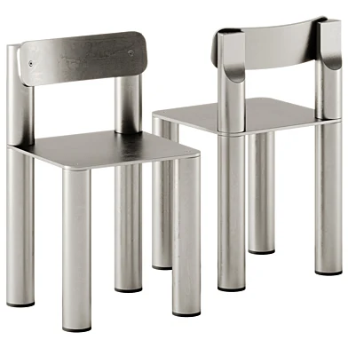 Found SILO Open back aluminium chair