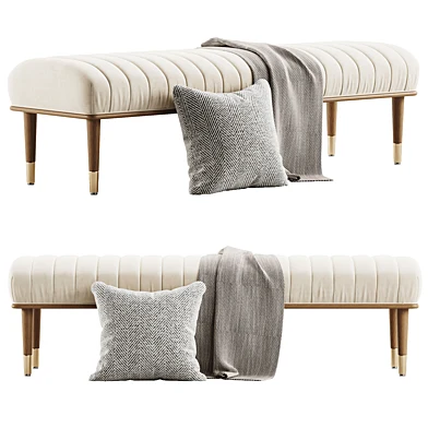 Flannery Mid Century Bench