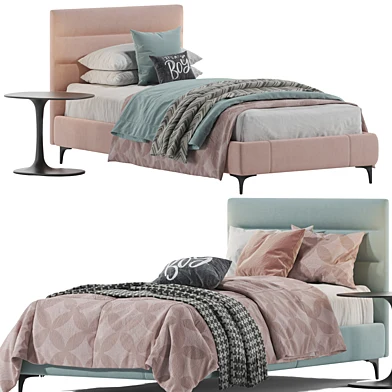 RH Bed Pfeiffer Upholstered
