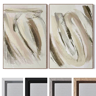 Set of large wall paintings 2714