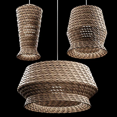 Rattan Pendant Light 014 by La Vie