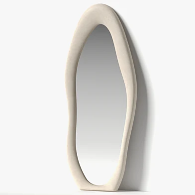 Amon Irregular Floor Mirror By Wrought Studio - Wayfair