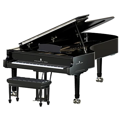 Steinway and Sons Black Piano