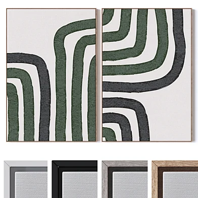 Set of large wall paintings 2729