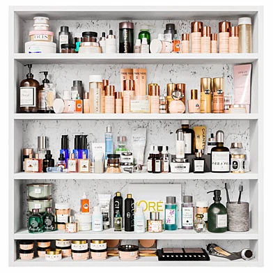 Большой набор косметики для ванной комнаты или салона красоты 500