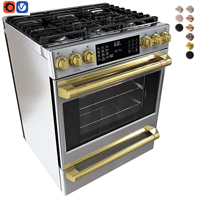 Café 30" Smart Slide-In, Front-Control Gas Range