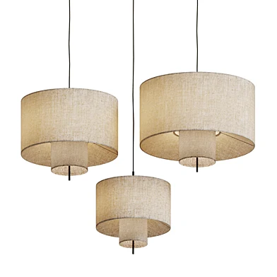 Baihuan Silent Lantern Fabric Pendant Lights