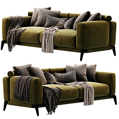 Flexform Romeo 2 Seats Sofa 02