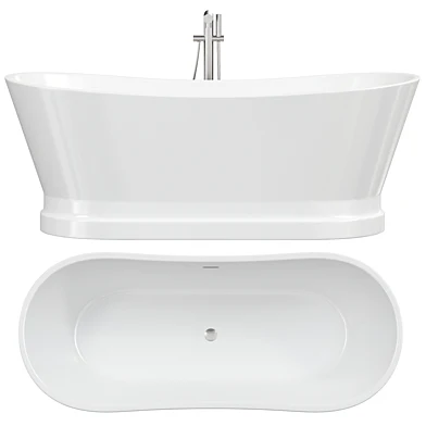 Charlotte Edwards Jupiter Freestanding Bath - Gloss