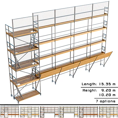 Строительные леса подмости / Scaffolding platform