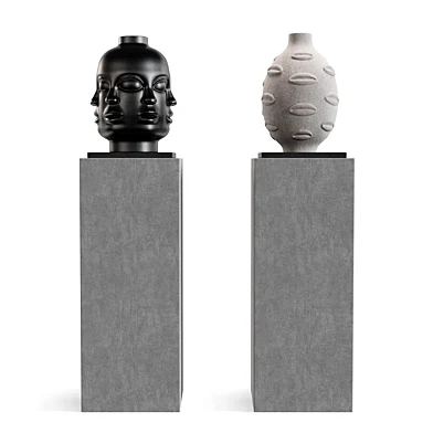 Art vase sculpture