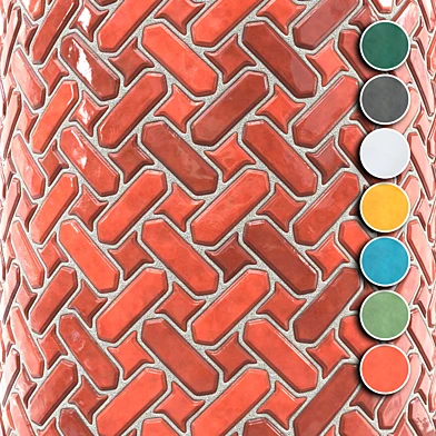 kitchen tile PBR 4K texture 009