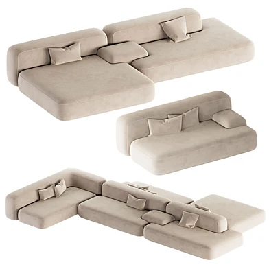Cloud Sofa with combinable seats