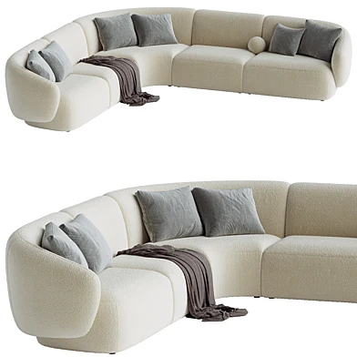 Auburn Performance Fabric L-Shape Sectional Sofa