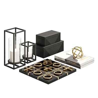 Decor set Black and Gold