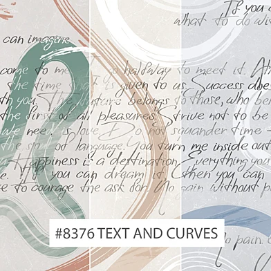 Creativille | Wallpapers | 8376 Text and Curves