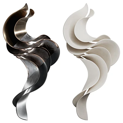 Настенная скульптура Abstract Wave Vasso Fragkou 06