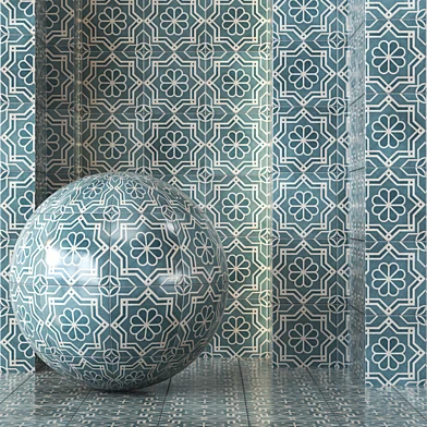 Morocco Tiles Texture - 4K - Seamless - 4 Color