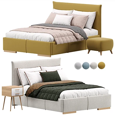 Bed Slipson 160 Velvet by Divan.ru / Кровать Слипсон Диван.ру