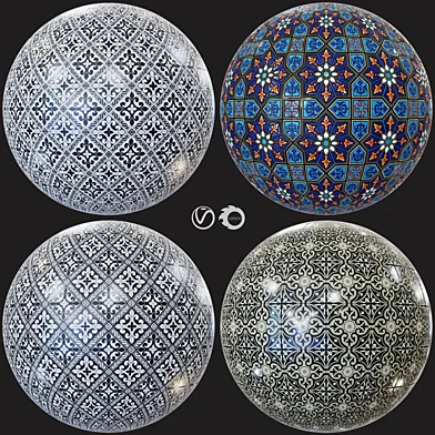 Traditional Tile PBR Material Vol 02
