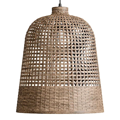 Woven Bamboo Pendant Light