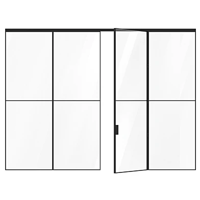 OM перегородка межкомнатная INVISIBLE-DOORS с распашной дверью