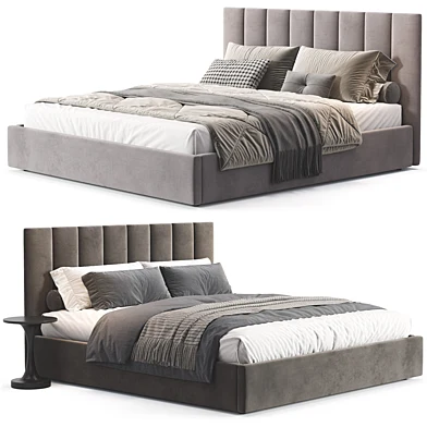 Emmett Channeled Low Profile Bed