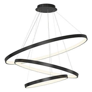 Pendant LED chandelier Ring Cascad