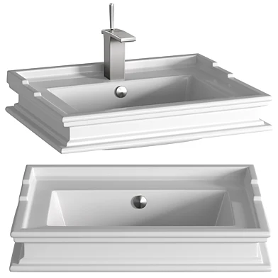 Накладная раковина Sanita Luxe Ampir 65 AMP65SLWB01