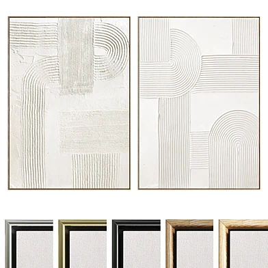 Plaster Two Photo Frame D-610