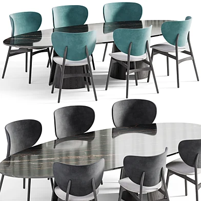 Alvaro chair and Aleppo Table
