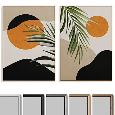 Abstract Painting Frame set 058