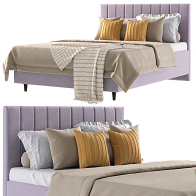 Кровать Адель 140 Velvet Violet